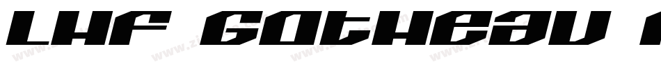 LHF Gotheau Regular字体转换
